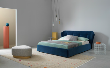 NEW YORK BOX - Upholstered fabric storage bed by Saba Italia - view 3